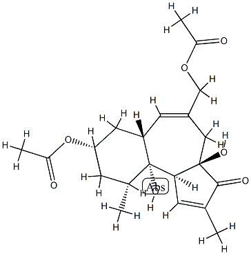 (3aR)-8β-Acetyloxy-5-(acetyloxy)methyl-4,6aα,7,8,9,10,10a,10bβ-octahydro-3aα,10aβ-dihydroxy-2,10β-dimethylbenz[e]azulen-3(3aH)-one CAS#: 77012-02-3