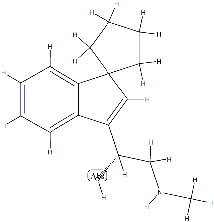 (R)-α-[(Methylamino)methyl]spiro[cyclopentane-1,1'-[1H]indene]-3'-methanol CAS#: 77255-02-8