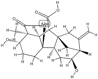 2β,4aα,6α-Trihydroxy-1β-methyl-8-methylenegibbane-1α,10β-dicarboxylic acid 1,4a-lactone CAS#: 77288-90-5