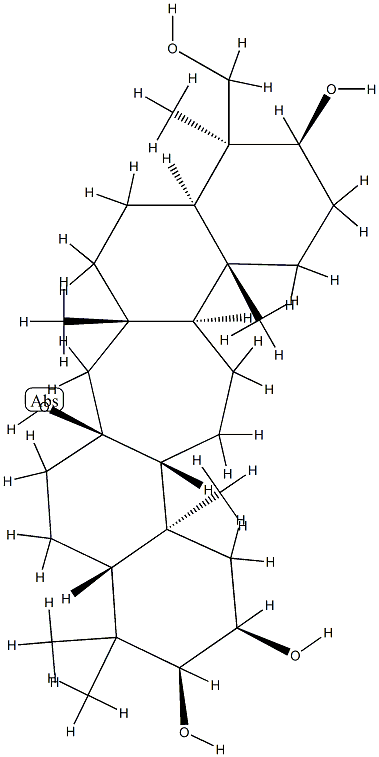 (4S)-C(14a)-Homo-27-norgammacerane-3β,14β,20β,21β,24-pentol CAS#: 77320-27-5
