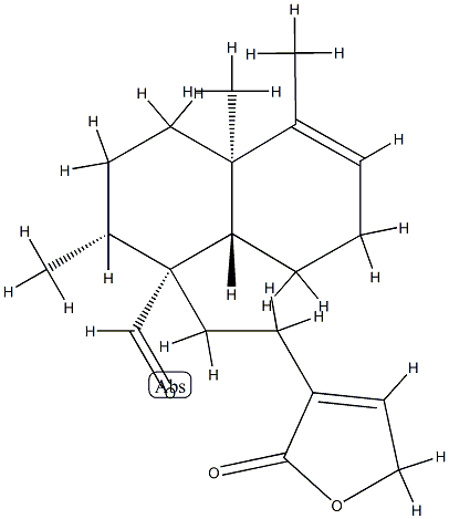 (1R)-1-[2-(2,5-Dihydro-2-oxofuran-3-yl)ethyl]-1,2,3,4,4a,7,8,8aβ-octahydro-2α,4aα,5-trimethyl-1α-naphthalenecarbaldehyde CAS#: 77355-57-8