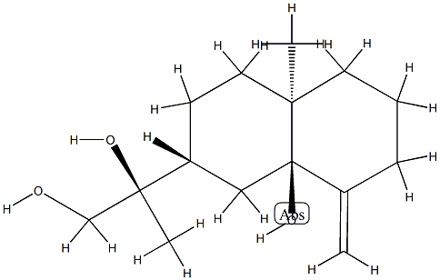 (R)-2-[(2R)-Decahydro-8aβ-hydroxy-4aα-methyl-8-methylenenaphthalen-2-yl]-1,2-propanediol CAS#: 77521-40-5