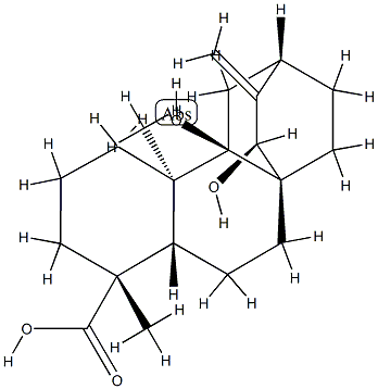 (4R,5β,8α,9β,10α,12α)-9,15β-Dihydroxyatis-16-en-18-oic acid CAS#: 77533-69-8