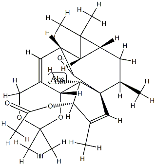 (6R)-12α-Acetyloxy-6,6aβ,7aβ,8,9,12,12a,12bβ-octahydro-12aα-hydroxy-2,2,7,7,9β,11-hexamethyl-7H-6β,9aβ-methano-4H-cyclopenta[9,10]cyclopropa[5,6]cyclodeca[1,2-d]-1,3-dioxin-13-one CAS#: 77573-46-7