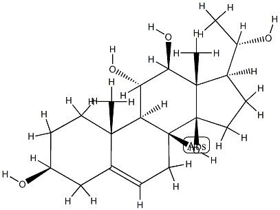 (14S,20S)-Pregn-5-ene-3β,11α,12β,14,20-pentol CAS#: 77698-36-3