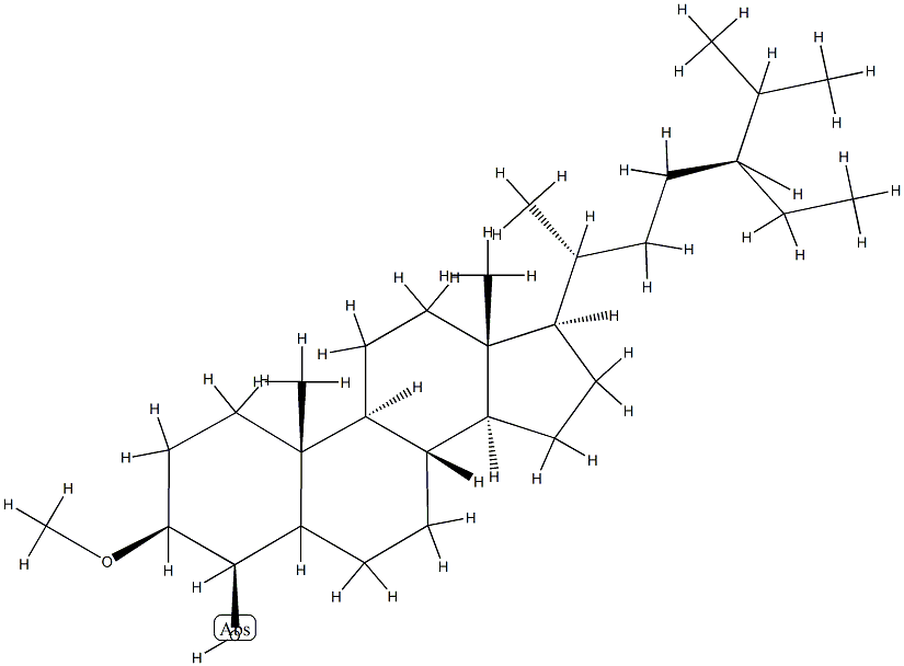 (24S)-3β-Methoxy-5ξ-stigmastan-4β-ol CAS#: 78148-34-2