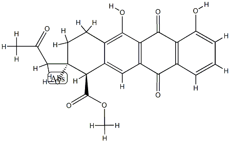 (1R)-1,2,3,4,6,11-Hexahydro-2α,5,7-trihydroxy-6,11-dioxo-2-(2-oxopropyl)-1β-naphthacenecarboxylic acid methyl ester CAS#: 78173-94-1