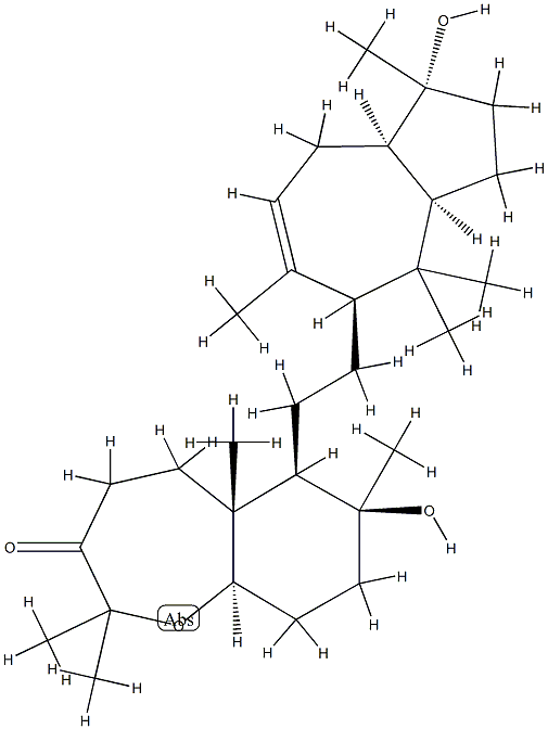 (5aR,9aα)-4,5,5a,6,7,8,9,9a-Octahydro-7β-hydroxy-2,2,5aβ,7α-tetramethyl-6β-[2-[(1R,3aR,5S,8aR)-1,2,3,3a,4,5,8,8a-octahydro-1-hydroxy-1,4,4,6-tetramethylazulen-5-yl]ethyl]-1-benzoxepin-3(2H)-one CAS#: 78518-74-8