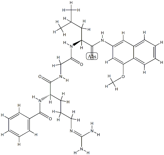 Bz-Arg-Gly-Leu-4MβNA · HCl CAS#: 787530-91-0