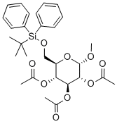Methyl-6-O-(tert.-butyldiphenylsilyl)-2,3,4-tri-O-acetyl-α-D-glucopyranoside CAS#: 790685-09-5