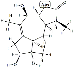 (3S)-3aα,4,4aα,5,6,7,9,9aα-Octahydro-5α,6α,9β-trihydroxy-3β,5,8-trimethylazuleno[6,5-b]furan-2(3H)-one CAS#: 79236-42-3