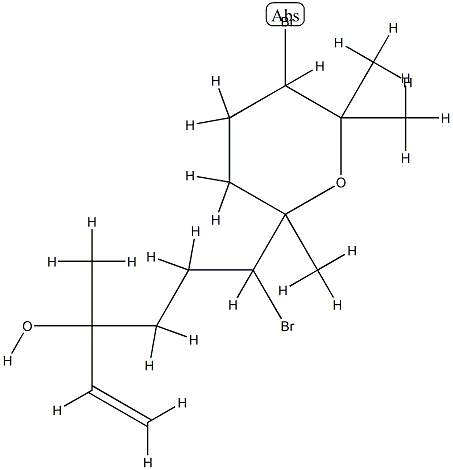 3,4,5,6-Tetrahydro-δ,5-dibromo-α-vinyl-α,2,6,6-tetramethyl-2H-pyran-2-butan-1-ol CAS#: 79406-07-8
