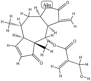 2-(Hydroxymethyl)propenoic acid [(3aR)-2,3,3a,4,4a,5,7aα,8,9,9aα-decahydro-4aβ,8α-dimethyl-3-methylene-2,5-dioxoazuleno[6,5-b]furan-4α-yl] ester CAS#: 79421-62-8