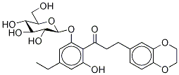 3-(2,3-Dihydro-1,4-benzodioxin-6-yl)-1-[4-ethyl-2-(β-D-glucopyranosyloxy)-6-hydroxyphenyl]-1-propanone CAS#: 794564-44-6