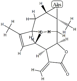 (1aS,4E)-1aα,3,6,6aβ,7,9aβ,10,10a-Octahydro-6β-hydroxy-4,10aβ-dimethyl-7-methyleneoxireno[8,9]cyclodeca[1,2-b]furan-8(2H)-one CAS#: 79495-95-7