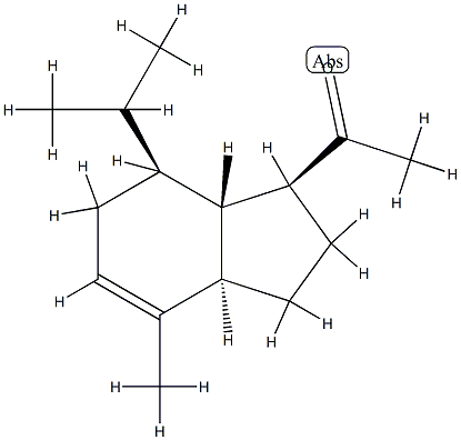 1-[(2,3,3aα,6,7,7aβ-Hexahydro-4-methyl-7β-isopropyl-1H-indene)-1β-yl]ethanone CAS#: 79560-34-2