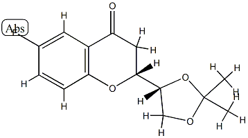 (1’R,2R)-2-[(1’,2’-O-Isopropylidene)dihydroxyethyl]-6-fluorochroman-4-one CAS#: 797054-18-3