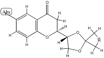 (1’R,2S)-2-[(1’,2’-O-Isopropylidene)dihydroxyethyl]-6-fluorochroman-4-one CAS#: 797054-19-4
