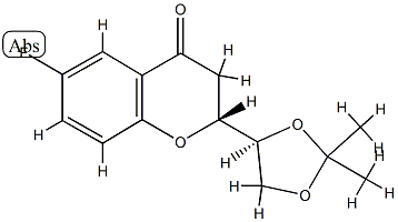 (1’S,2R)-2-[(1’,2’-O-Isopropylidene)dihydroxyethyl]-6-fluorochroman-4-one CAS#: 797054-21-8