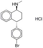 trans-(±)-4-(4-BroMophenyl)-1,2,3,4-tetrahydro-N-Methyl-1-naphthalenaMine Hydrochloride CAS#: 79836-56-9