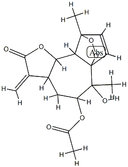 (3aS)-5β-Acetoxy-3a,5,6,9,9aβ,9bα-hexahydro-6β-hydroxy-6,9-dimethyl-3-methylene-4H-6aα,9α-ethenofuro[2',3':3,4]cyclohepta[1,2-c][1,2]dioxol-2(3H)-one CAS#: 79858-81-4