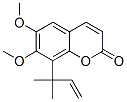 8-(1,1-Dimethyl-2-propenyl)-6,7-dimethoxy-2H-1-benzopyran-2-one CAS#: 73815-13-1