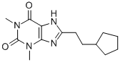8-(2-Cyclopentylethyl)theophyline CAS#: 74039-71-7