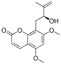 8-[(2S)-2-Hydroxy-3-methyl-3-butenyl]-5,7-dimethoxy-2H-1-benzopyran-2-one CAS#: 77790-53-5
