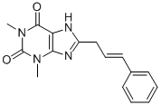 8-(3-Phenyl-2-propenyl)theophyline CAS#: 74039-67-1