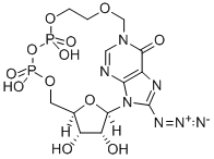 8-AZIDO-N1-[(5ALPHA,ALPHA-O-PHOSPHORYLETHOXY)METHYL]-5ALPHA-O-PHOSPHORYLINOSINE 5ALPHA,5ALPHA,ALPHA-CYCLICPYROPHOSPHATE CAS#: 799815-82-0