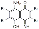 8-Amino-2,3,6,7-tetrabromo-5-hydroxy-4-iminonaphthalen-1(4H)-one CAS#: 72918-28-6