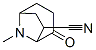 8-Azabicyclo[3.2.1]octane-6-carbonitrile,8-methyl-4-oxo-,exo-(9CI) CAS#: 77603-70-4