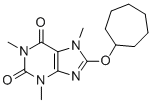8-Cycloheptyloxy-3,7-dihydro-1,3,7-trimethyl-1H-purine-2,6-dione CAS#: 73747-31-6
