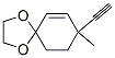 8-Ethynyl-8-methyl-1,4-dioxaspiro(4,5)-dec-6-ene CAS#: 73843-26-2