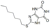 8-Heptylthio-3,7-dihydro-1H-purine-2,6-dione CAS#: 73840-30-9