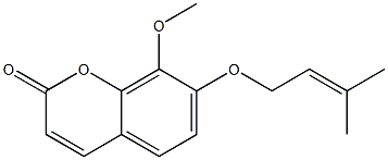 8-Methoxy-7-[(3-methyl-2-buten-1-yl)oxy]-2H-1-benzopyran-2-one CAS#: 73155-42-7