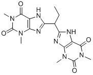 8,8'-Propylidenebis[1,3-dimethyl-1H-purine-2,6(3H,7H)-dione] CAS#: 73908-74-4