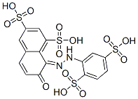 (8E)-8-[(2,5-disulfophenyl)hydrazinylidene]-7-oxo-naphthalene-1,3-disu lfonic acid CAS#: 78335-10-1