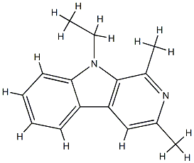 9H-Pyrido[3,4-b]indole,9-ethyl-1,3-dimethyl-(9CI) CAS#: 790605-42-4