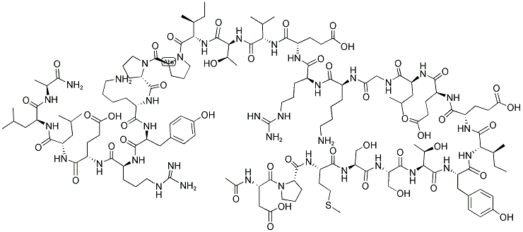 AC-ASP-PRO-MET-SER-SER-THR-TYR-ILE-GLU-GLU-LEU-GLY-LYS-ARG-GLU-VAL-THR-ILE-PRO-PRO-LYS-TYR-ARG-GLU-LEU-LEU-ALA-NH2 CAS#: 79079-11-1