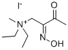 AMMONIUM, DIETHYL(2-HYDROXYIMINO-3-OXOBUTYL)METHYL-, IODIDE CAS#: 73664-06-9