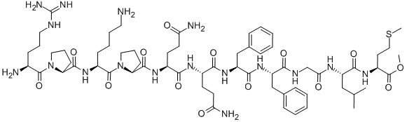ARG-PRO-LYS-PRO-GLN-GLN-PHE-PHE-GLY-LEU-MET-OME CAS#: 76260-78-1