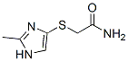 Acetamide,  2-[(2-methyl-1H-imidazol-4-yl)thio]-  (9CI) CAS#: 735244-70-9