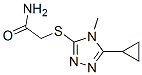 Acetamide, 2-[(5-cyclopropyl-4-methyl-4H-1,2,4-triazol-3-yl)thio]- (9CI) CAS#: 796064-20-5