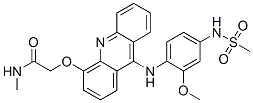 Acetamide, 2-((9-((2-methoxy-4-((methylsulfonyl)amino)phenyl)amino)-4- acridinyl)oxy)-N-methyl- CAS#: 76708-52-6