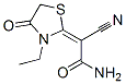 Acetamide, 2-cyano-2-(3-ethyl-4-oxo-2-thiazolidinylidene)- (9CI) CAS#: 721412-54-0