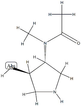 Acetamide, N-[(3R,4R)-4-hydroxy-3-pyrrolidinyl]-N-methyl-, rel- (9CI) CAS#: 748183-26-8