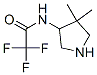 Acetamide, N-(4,4-dimethyl-3-pyrrolidinyl)-2,2,2-trifluoro-, (+)- (9CI) CAS#: 777827-09-5