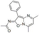 Acetamide,  N-(5,7-dimethyl-3-phenyl-2H-isoxazolo[2,3-a]pyrimidin-2-ylidene)- CAS#: 745811-42-1