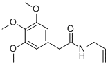 Acetamide, N-allyl-2-(3,4,5-trimethoxyphenyl)- CAS#: 73664-31-0
